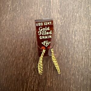 Bundle 3 for 50% off 1970s Deadstock Gold Filled Snake Chain Earrings